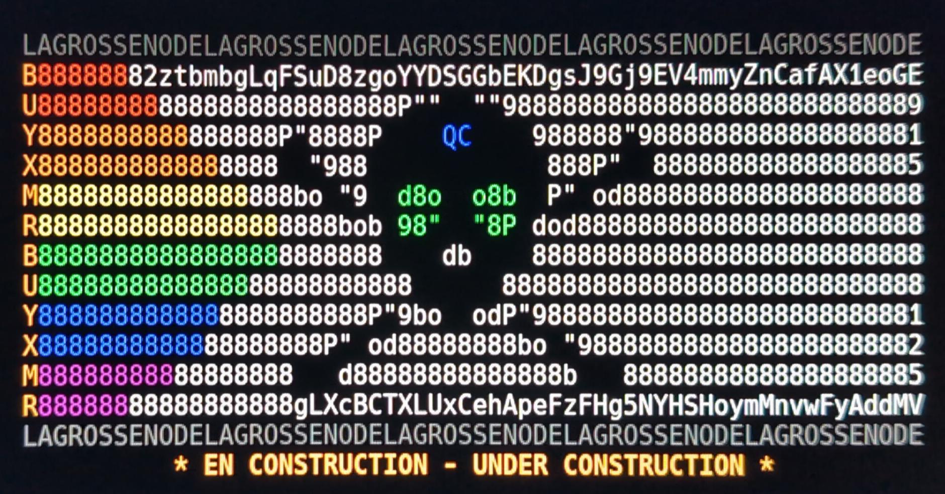 an ascii rainbow pirate flag from a randomly encountered nomadnet site